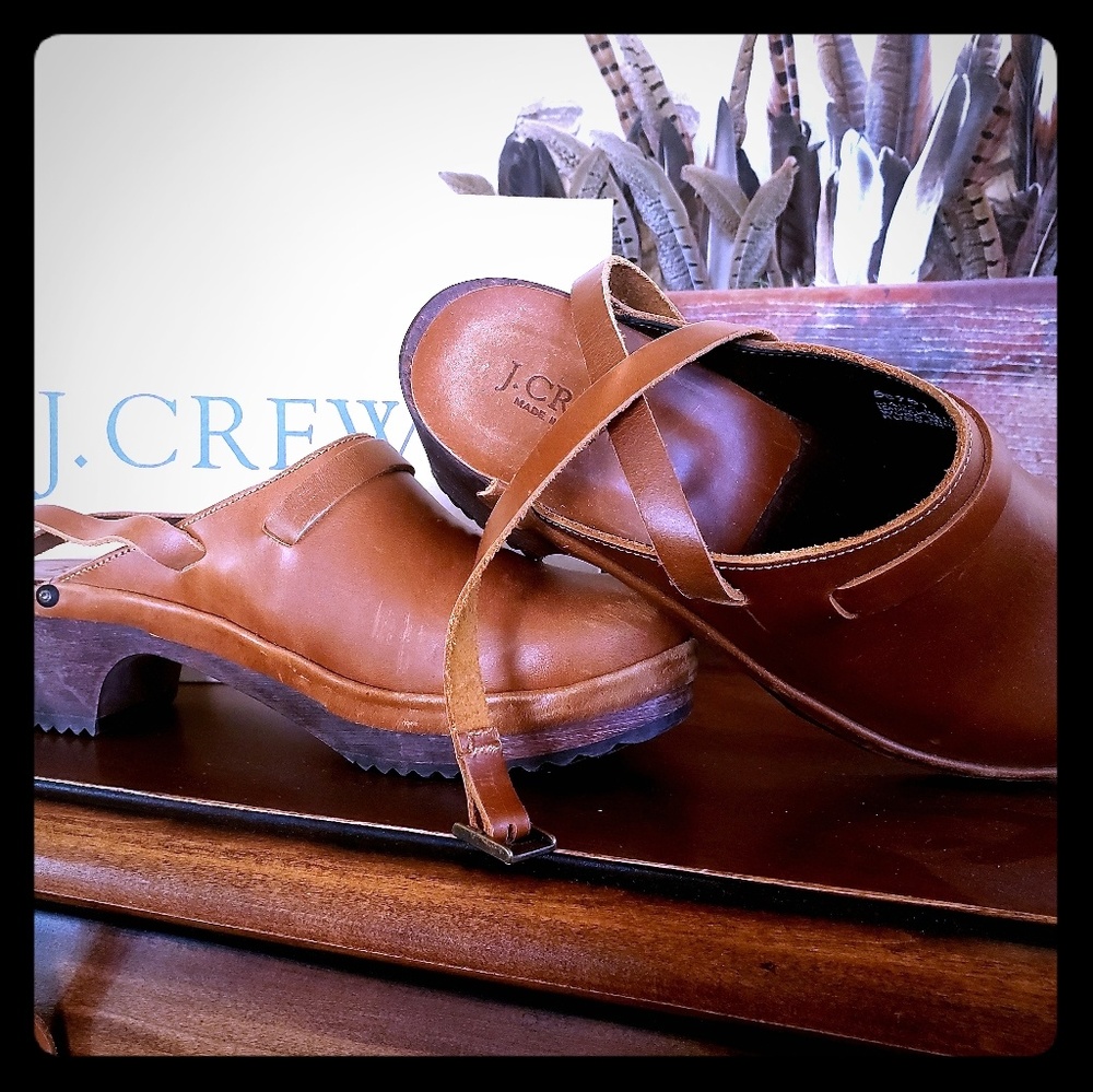 J Crew Strappy Clogs